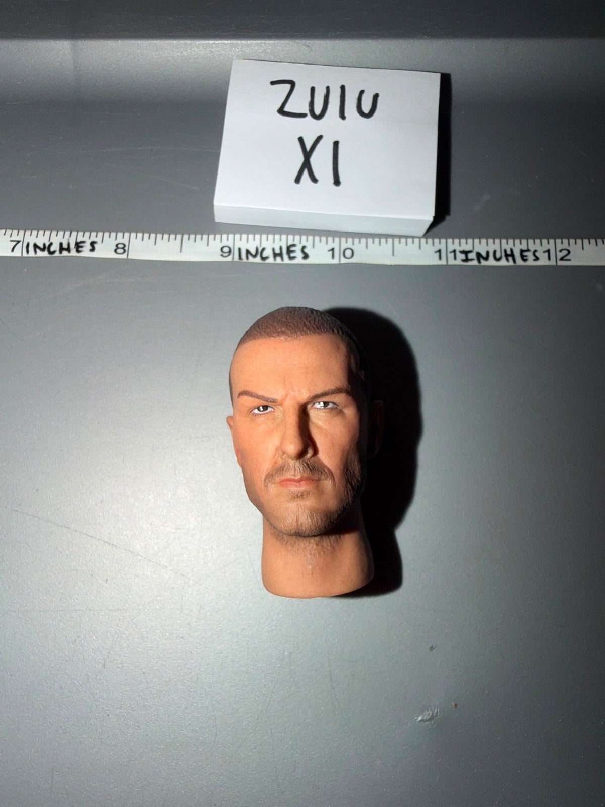 1/6 Scale Male Head Sculpt with Short Hair and Goatee