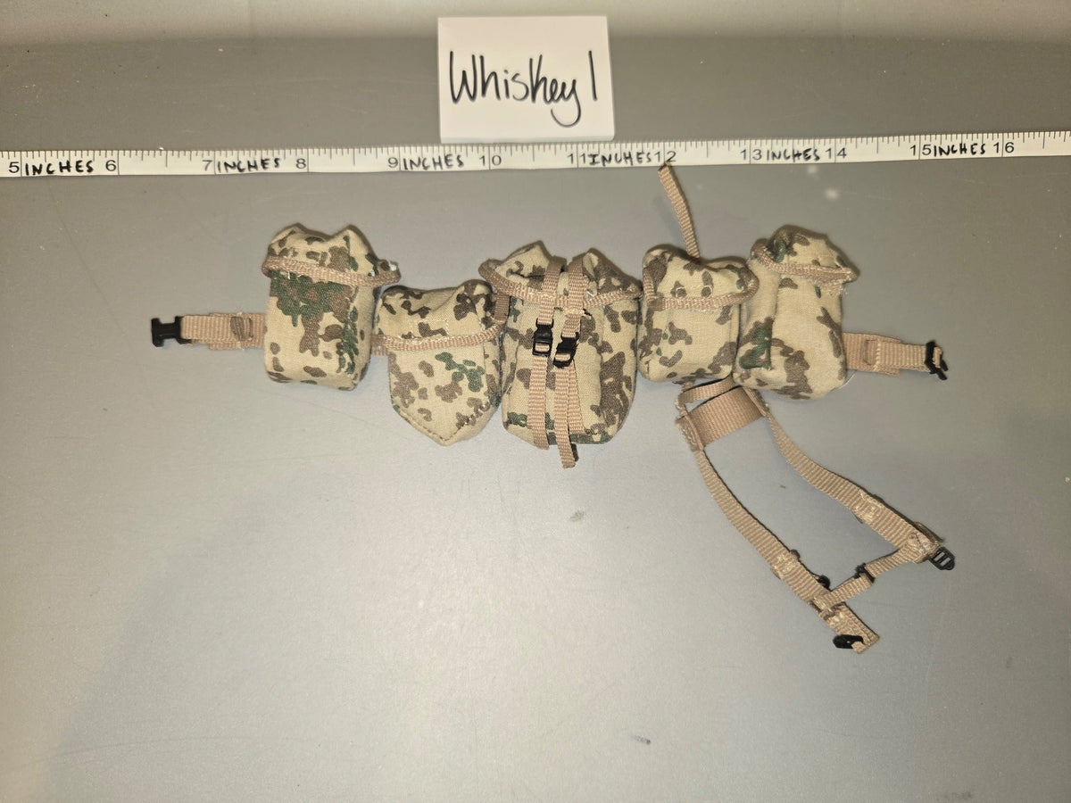 1/6 Scale Modern Era German Flecktarn Field Gear Set