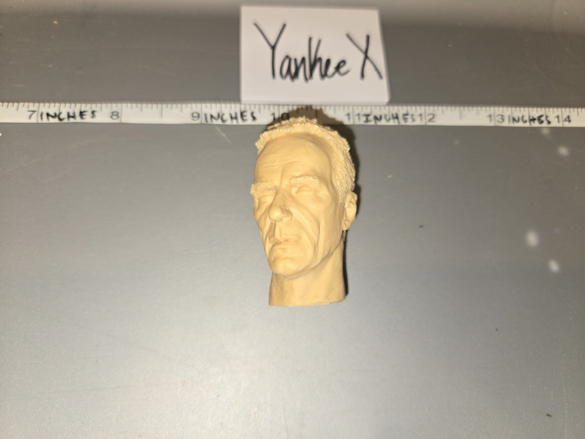 1/6 Scale Unpainted Male Head Sculpt