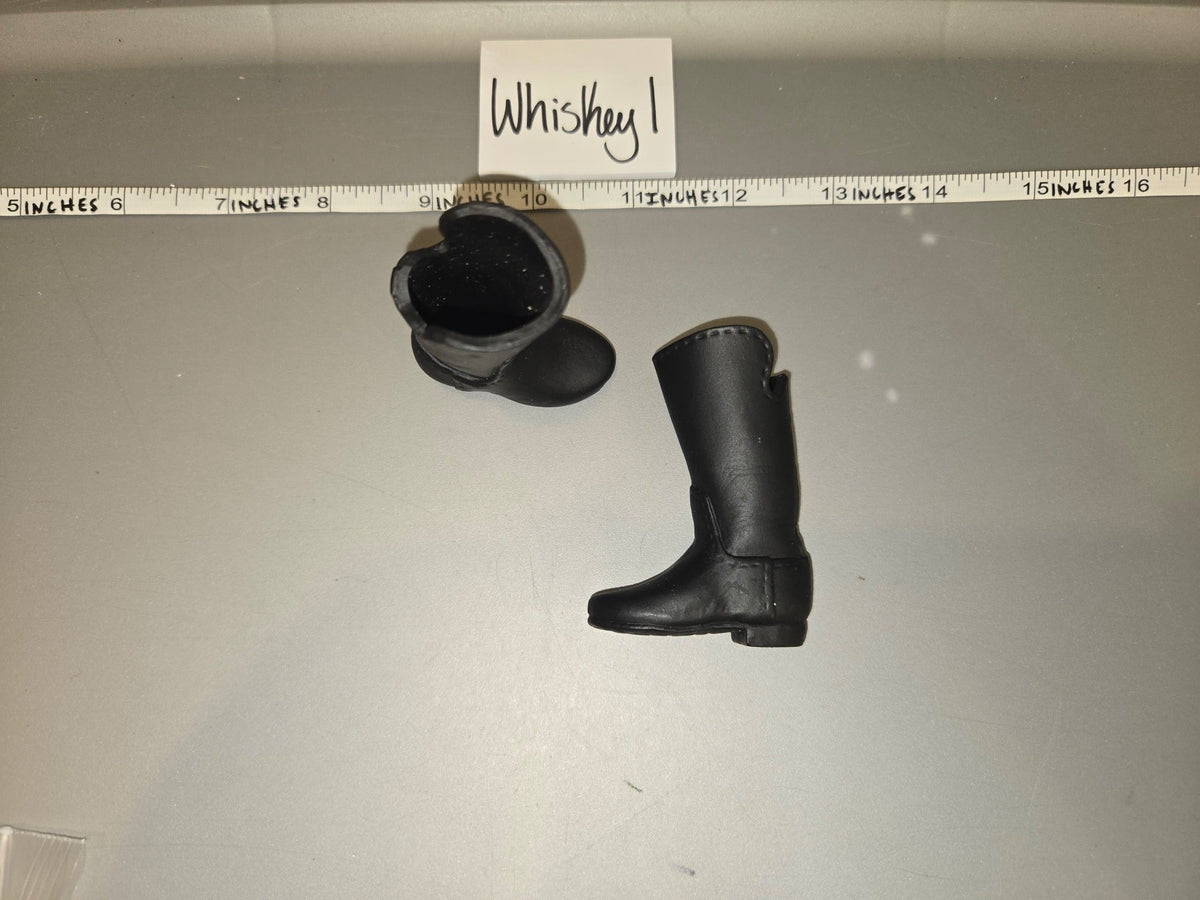 1/6 Scale Civil War Western Cowboy Riding Boots