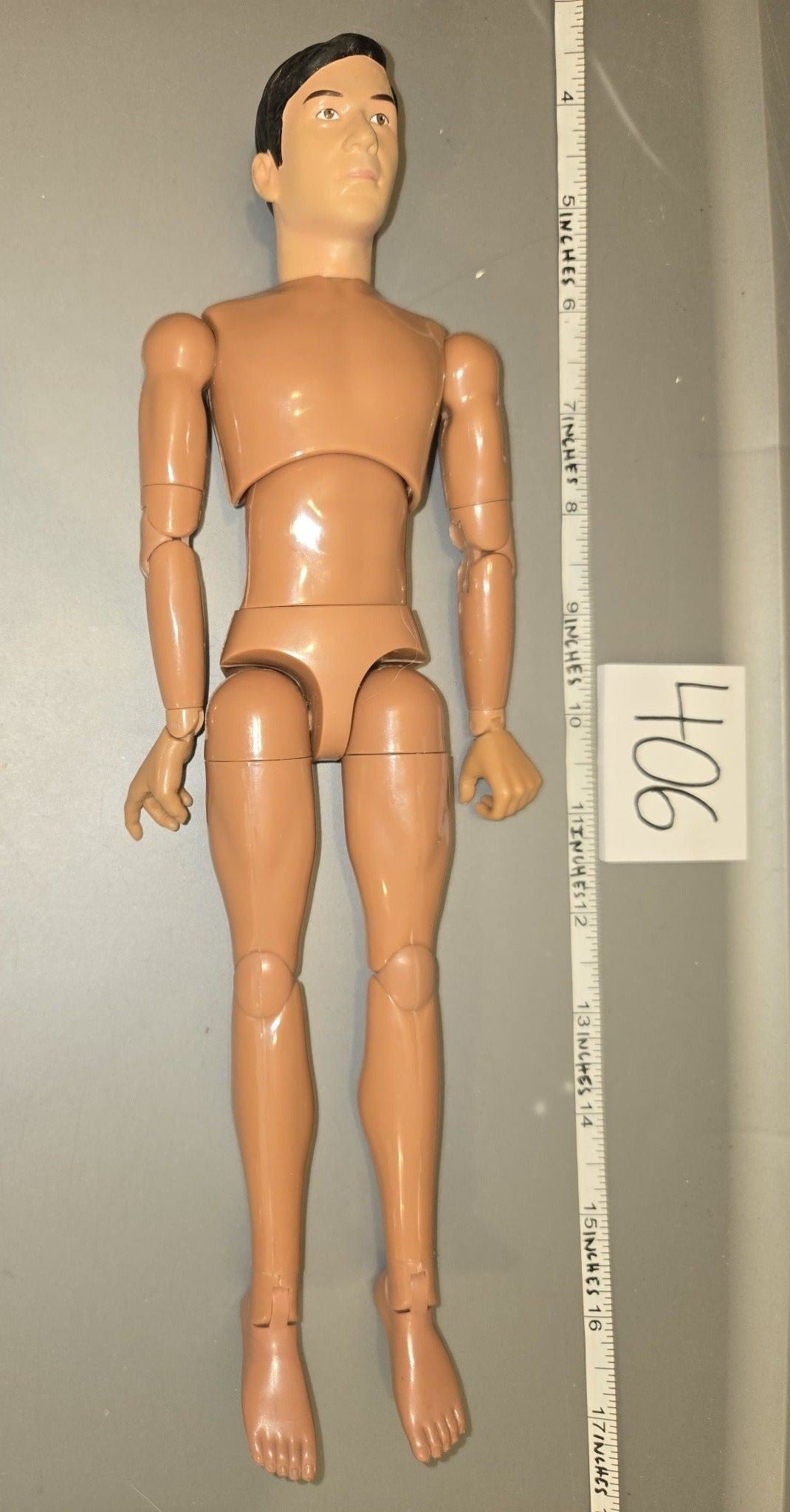 1/6 Scale Nude Male Action Figure Body with Head Sculpt - Dragon