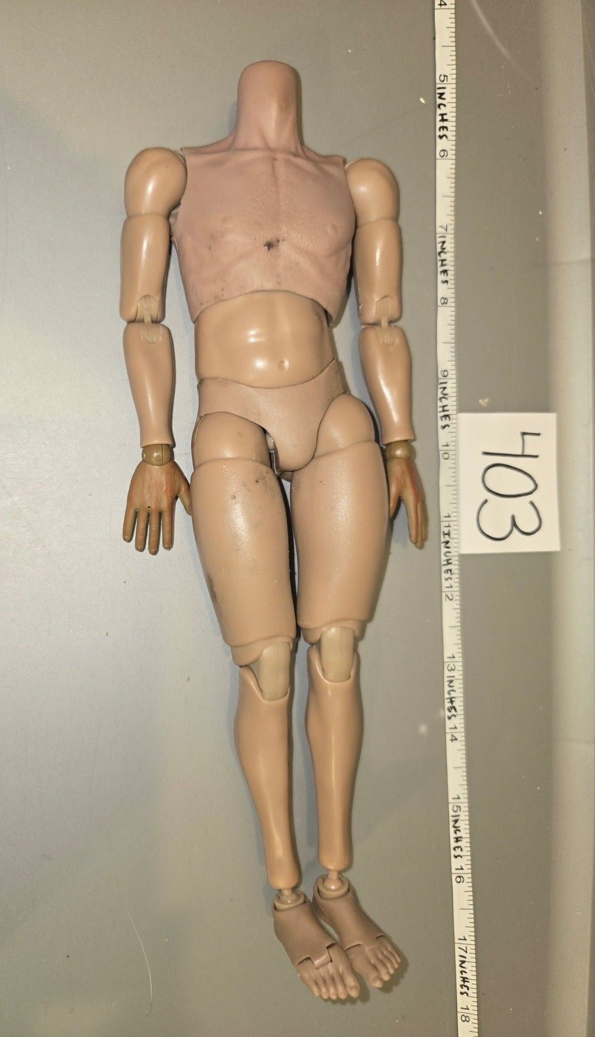 1/6 Scale Nude Basic Male Action Figure Body - Soldier Story
