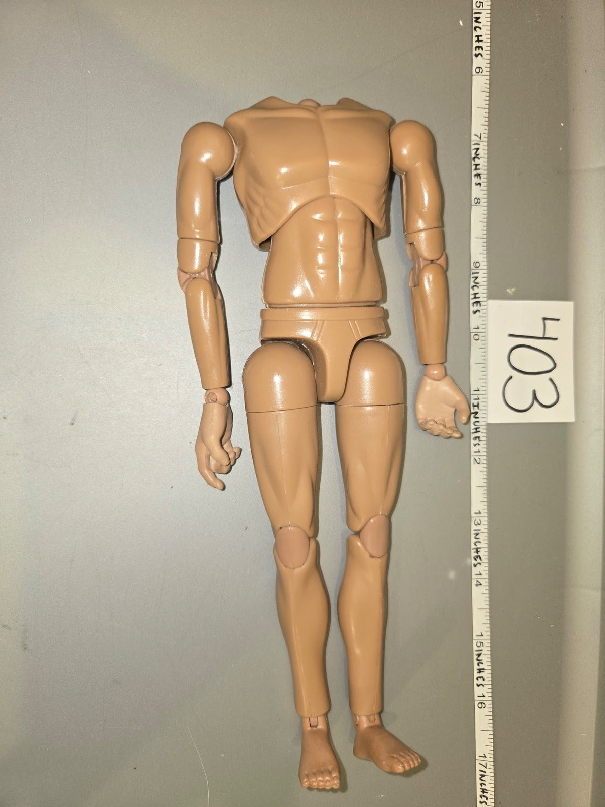 1/6 Scale Nude Male Action Figure Body - BBI