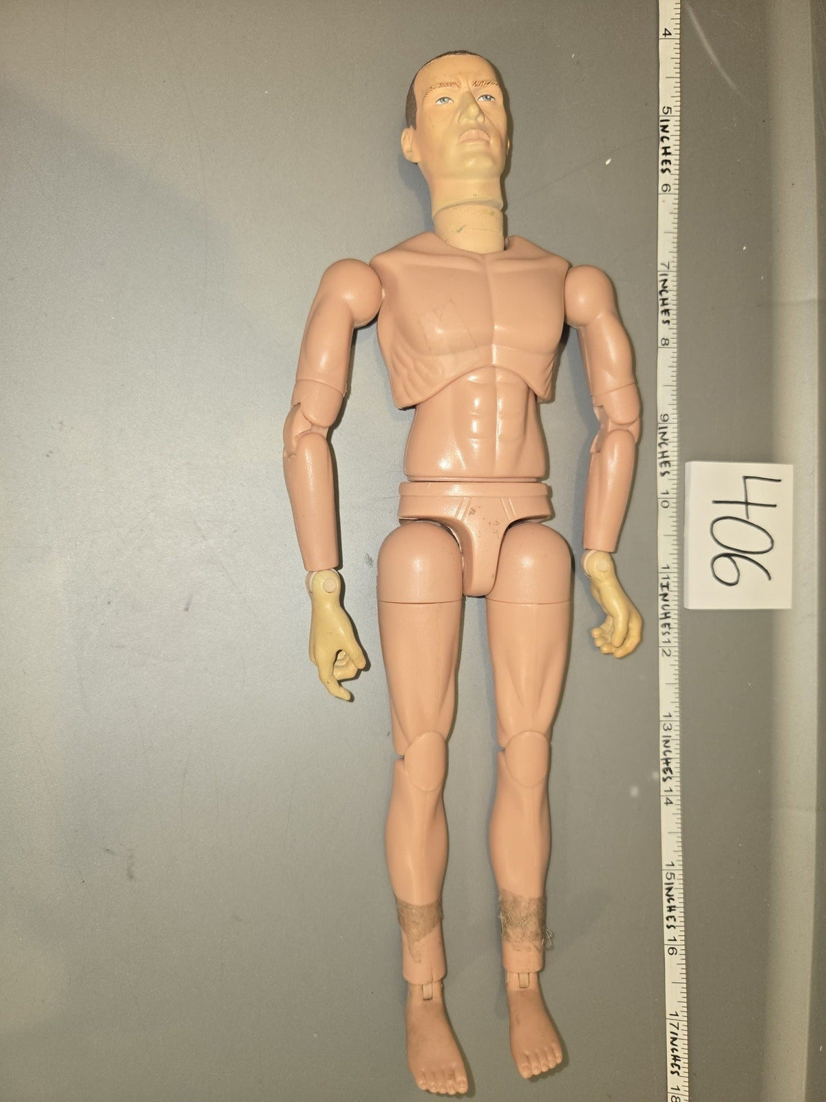 1/6 Scale Nude Male Action Figure Basic Body - BBI