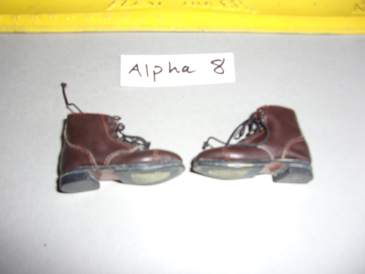 1/6 Scale WWII US Leather Boondocker Boots 101987