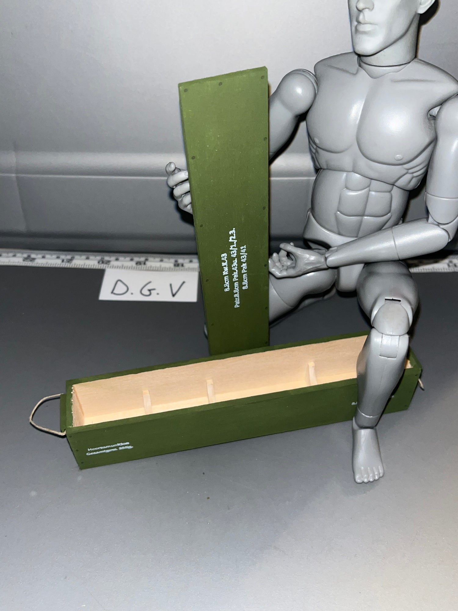 1/6 Scale WWII German 88 mm 8.8 cm Ammunition Crate  106160