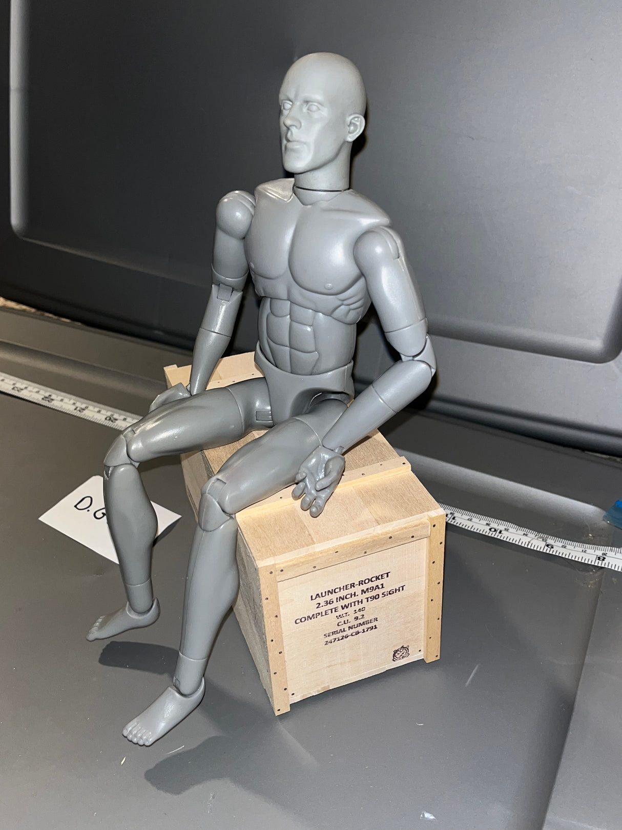 1/6 Scale WWII US M9 Bazooka Crate108885