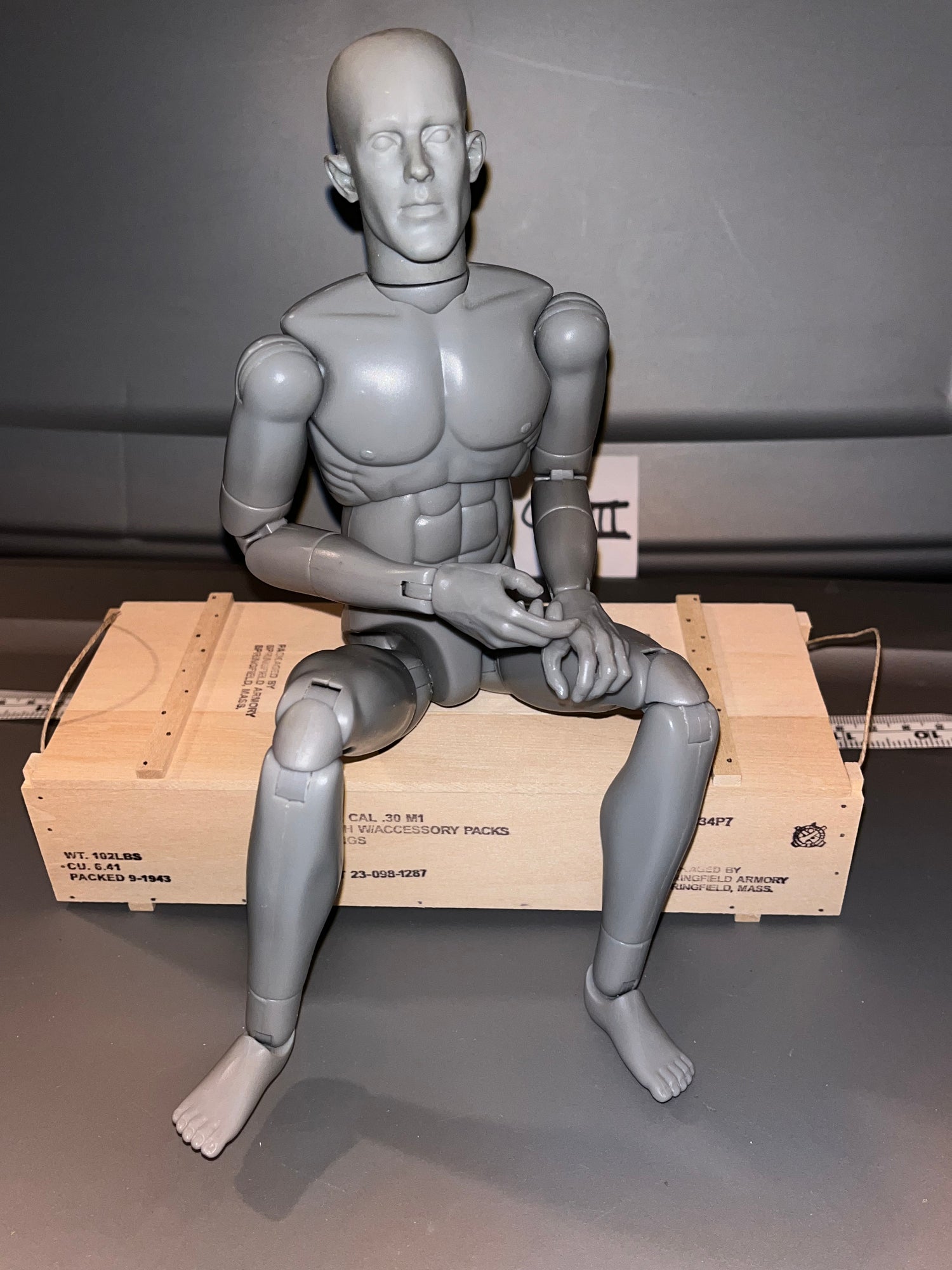 1/6 Scale WWII US M1 Rifle Crate