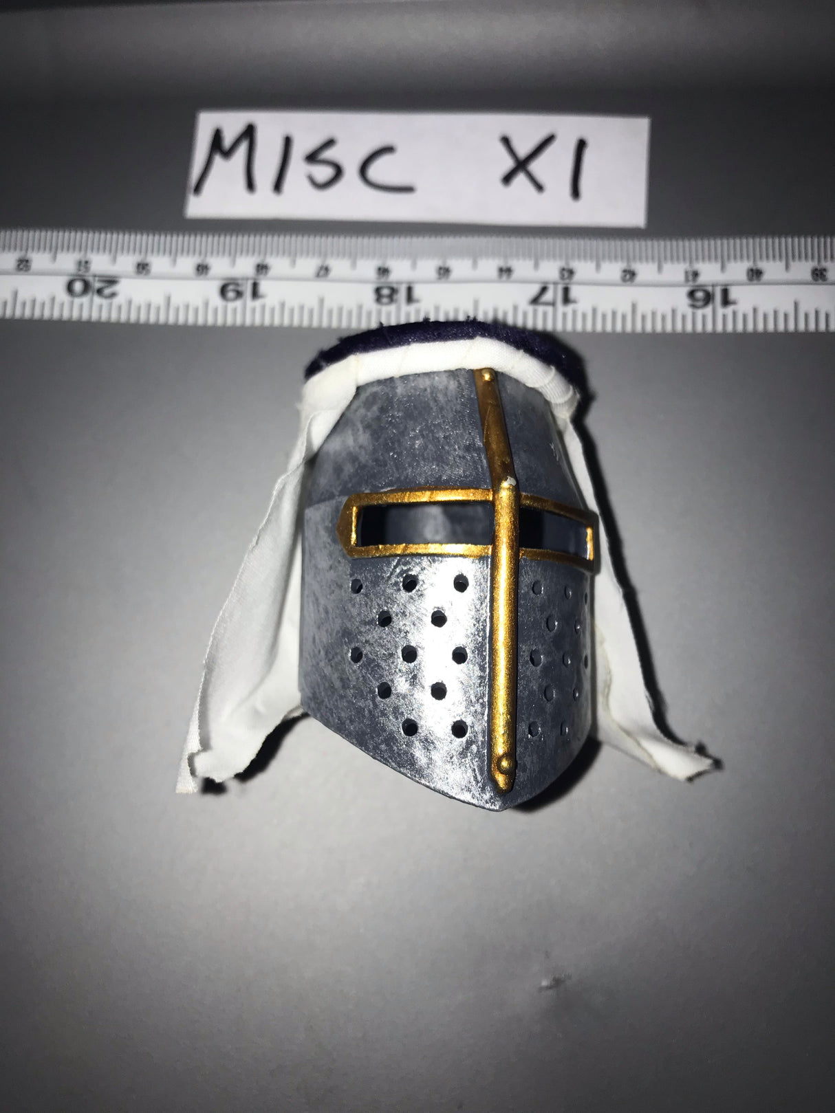 1:6 Scale Medieval Knight Metal Helmet 111396