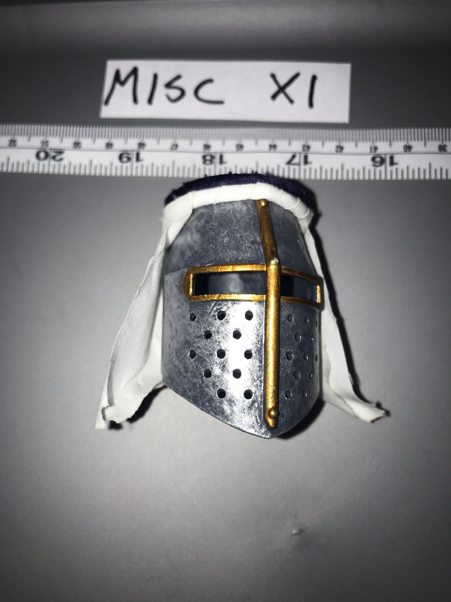 1:6 Scale Medieval Knight Metal Helmet 111396