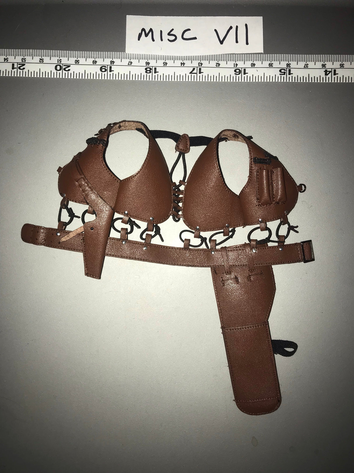 1:6 Modern Era Leather Shoulder Holster Chest Rig - Redman Leon