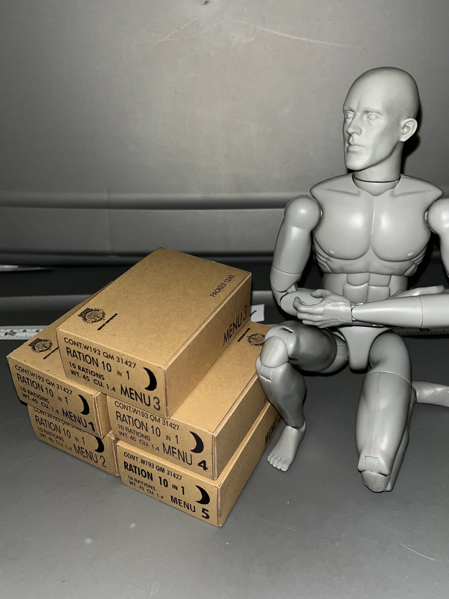 1/6 Scale WWII US 10 in 1 Ration Case #2 107365