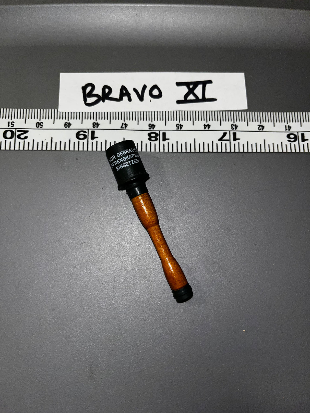 1/6 Scale WWII German Wood and Metal Grenade 108407