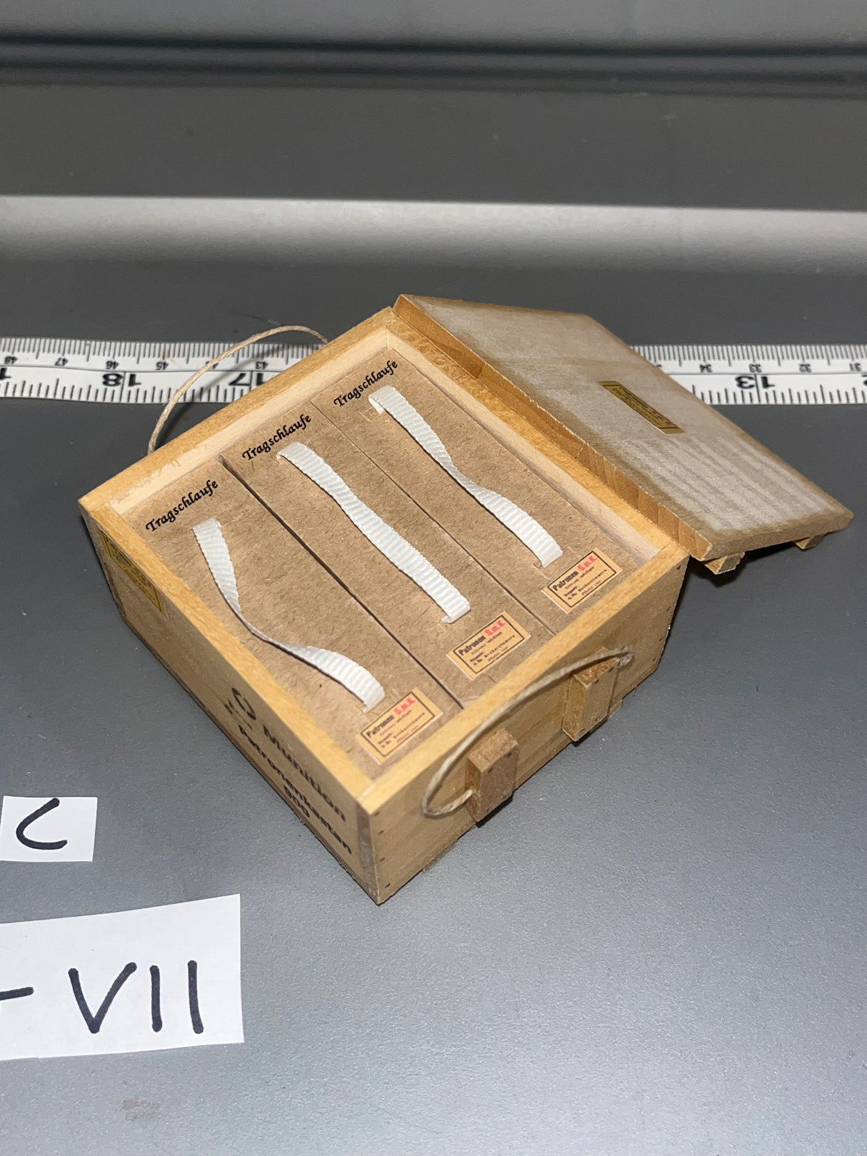 1/6 Scale WWII German Ammunition Crate - Small Arms