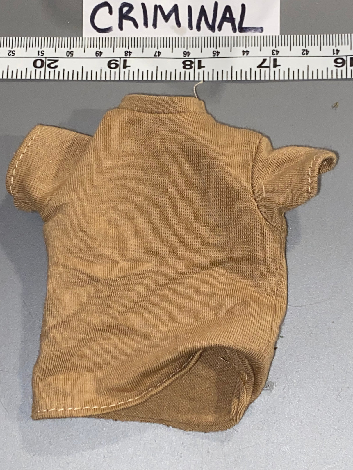 1:6 Scale Modern Era Brown T Shirt 110391