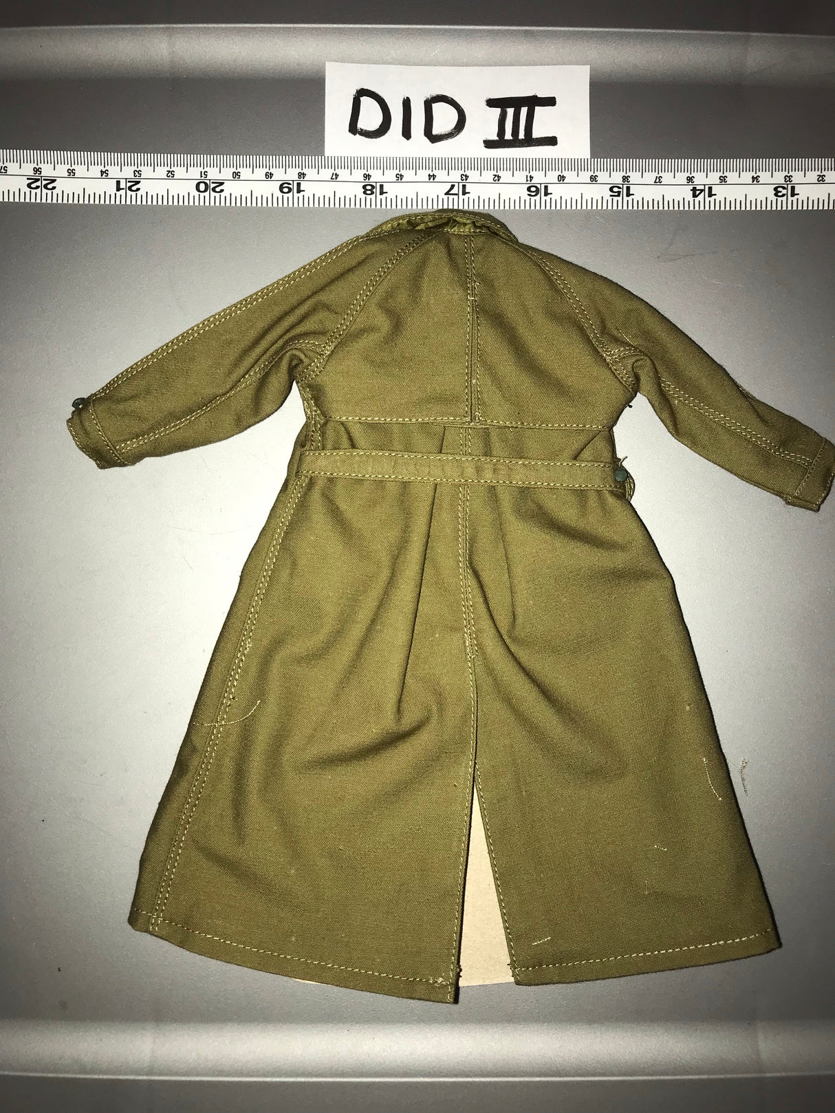 1/6 Scale WWII German Afrika Korps Motorcycle Coat - DID 110923