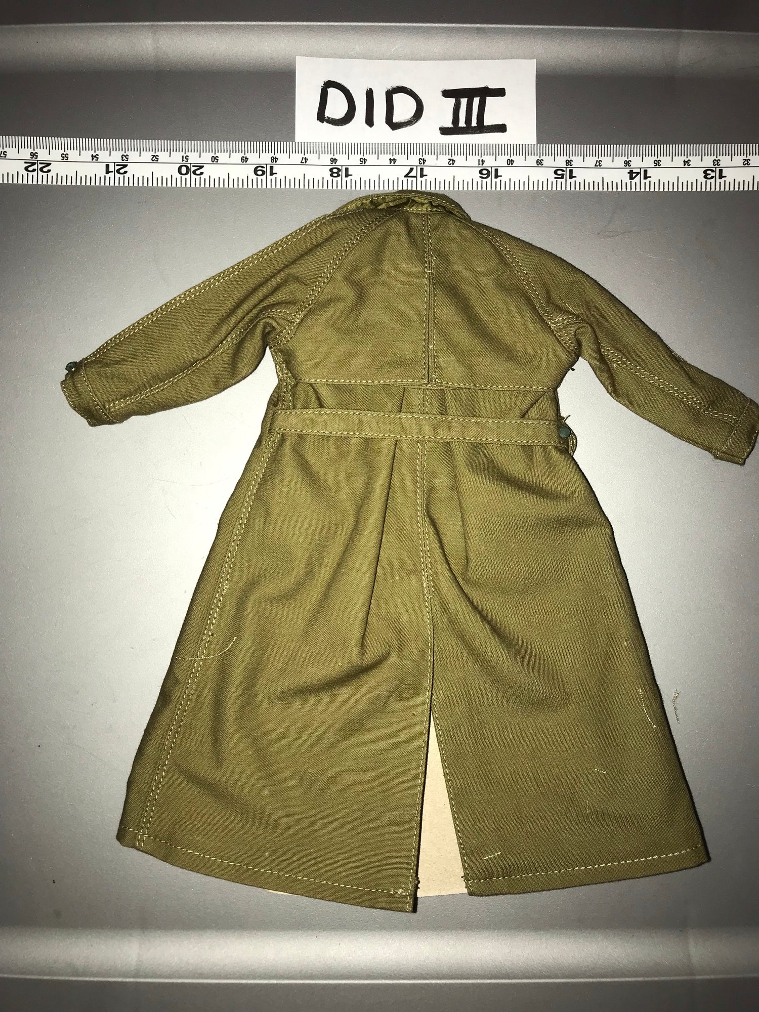 1/6 Scale WWII German Afrika Korps Motorcycle Coat - DID 110923