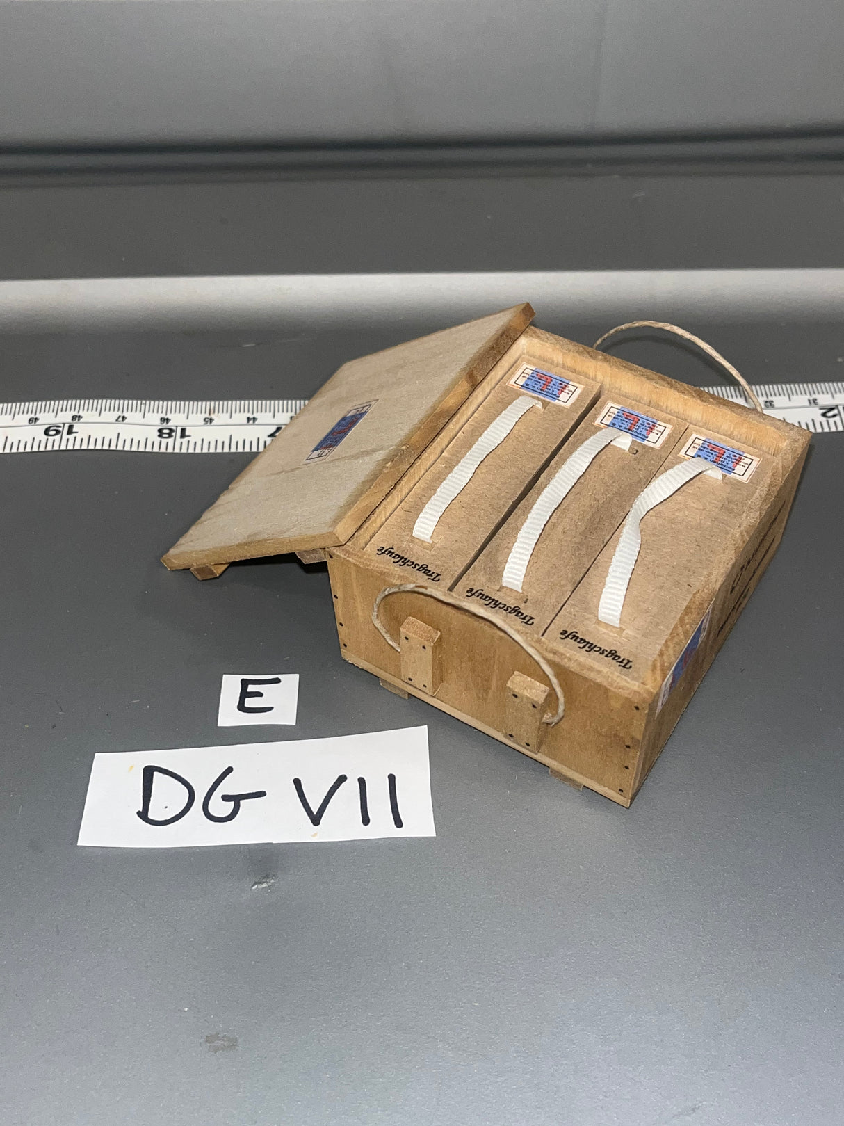 1/6 Scale WWII German Ammunition Crate - Small Arms