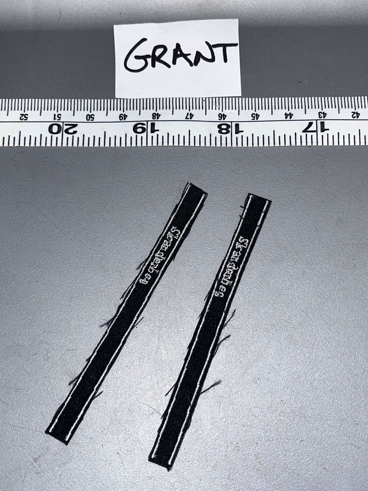 1:6 Scale WWII German Cuff Titles 103413