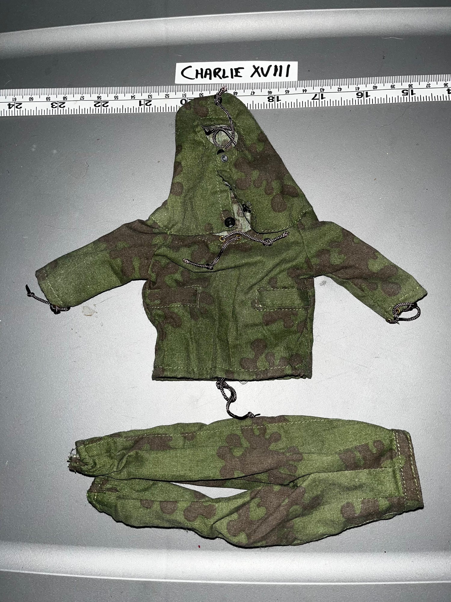 1:6 Scale WWII Russian Female Amoeba Camouflage Suit Uniform