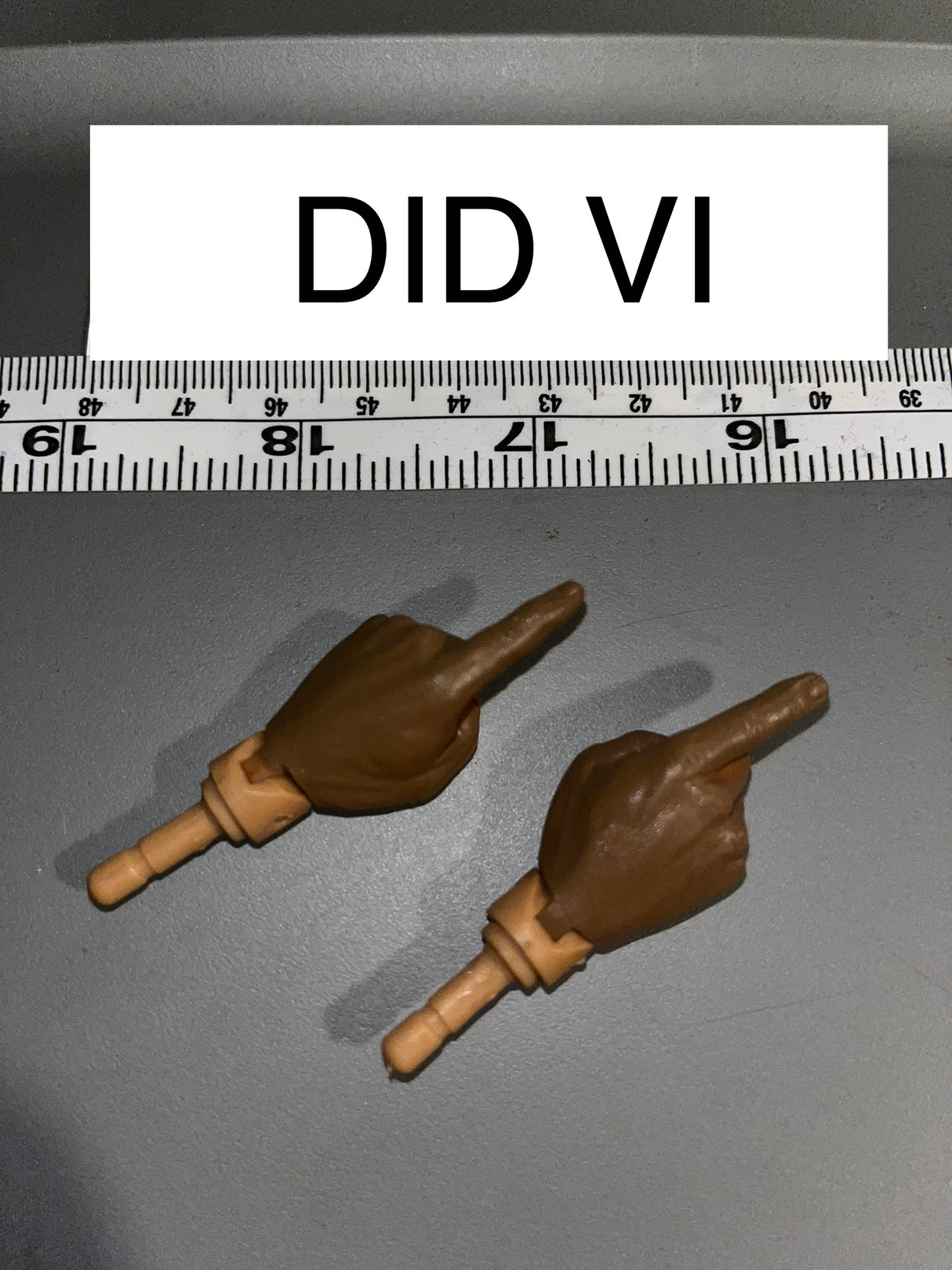 1:6 Scale Modern Era Black African American Hands 109713