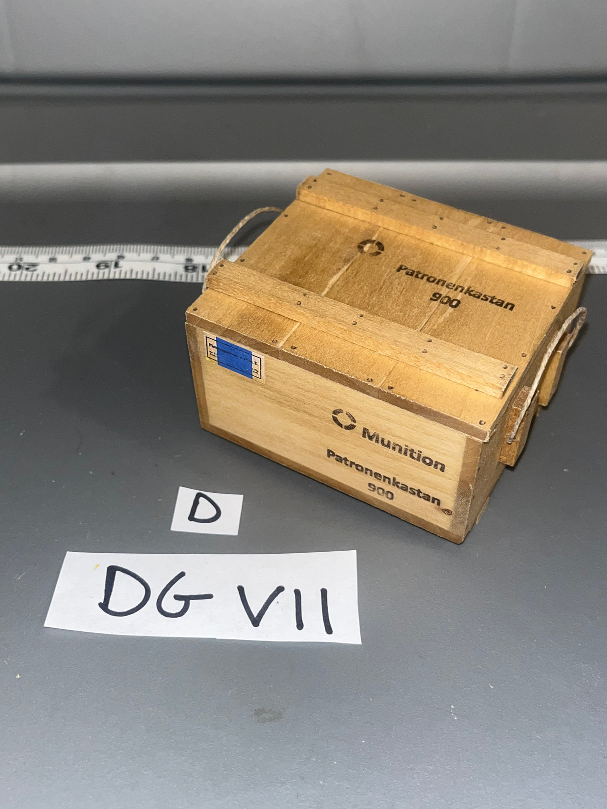 1/6 Scale WWII German Ammunition Crate - Small Arms