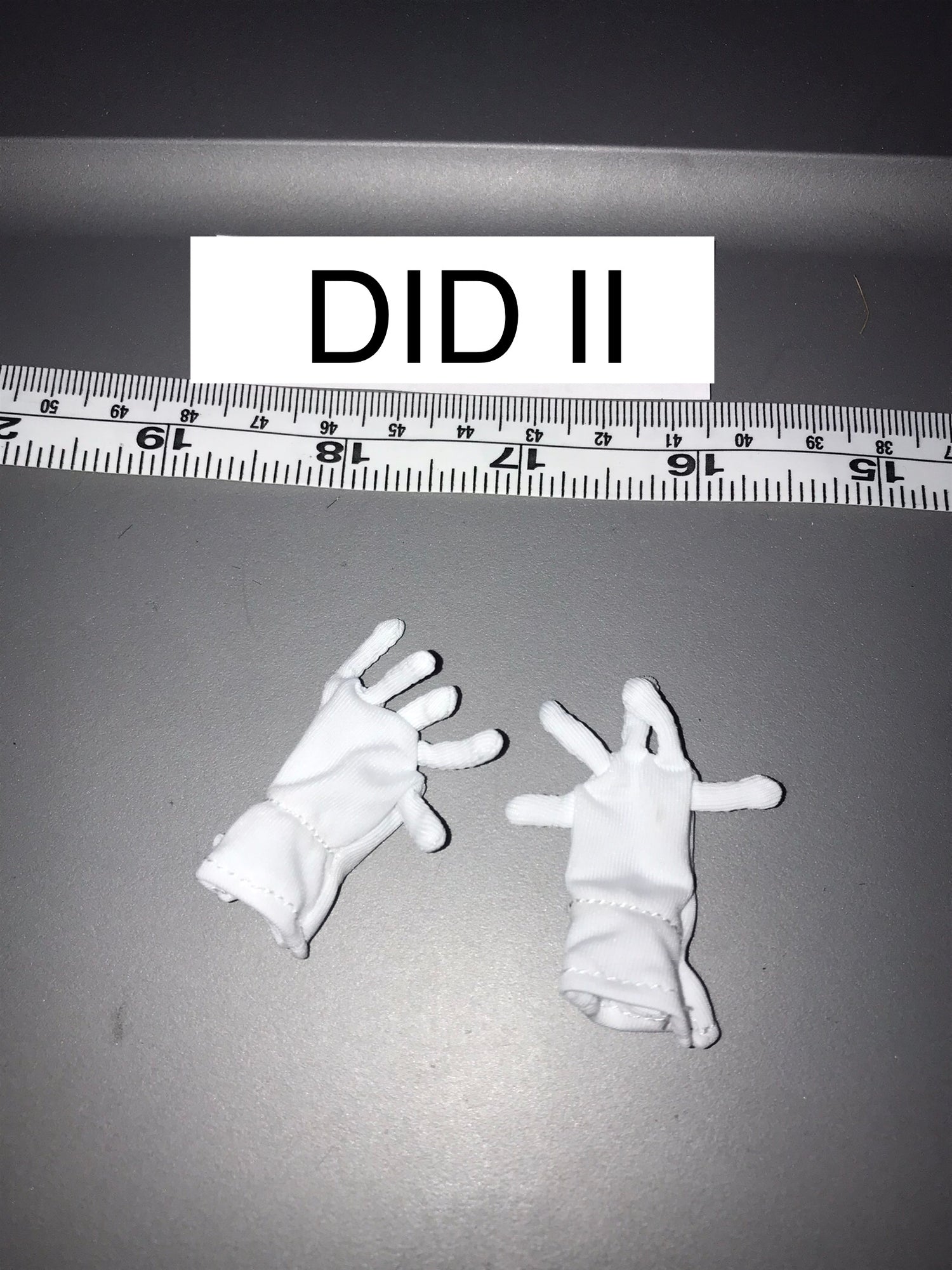 1/6 Scale WWII German Dress White Gloves 111557