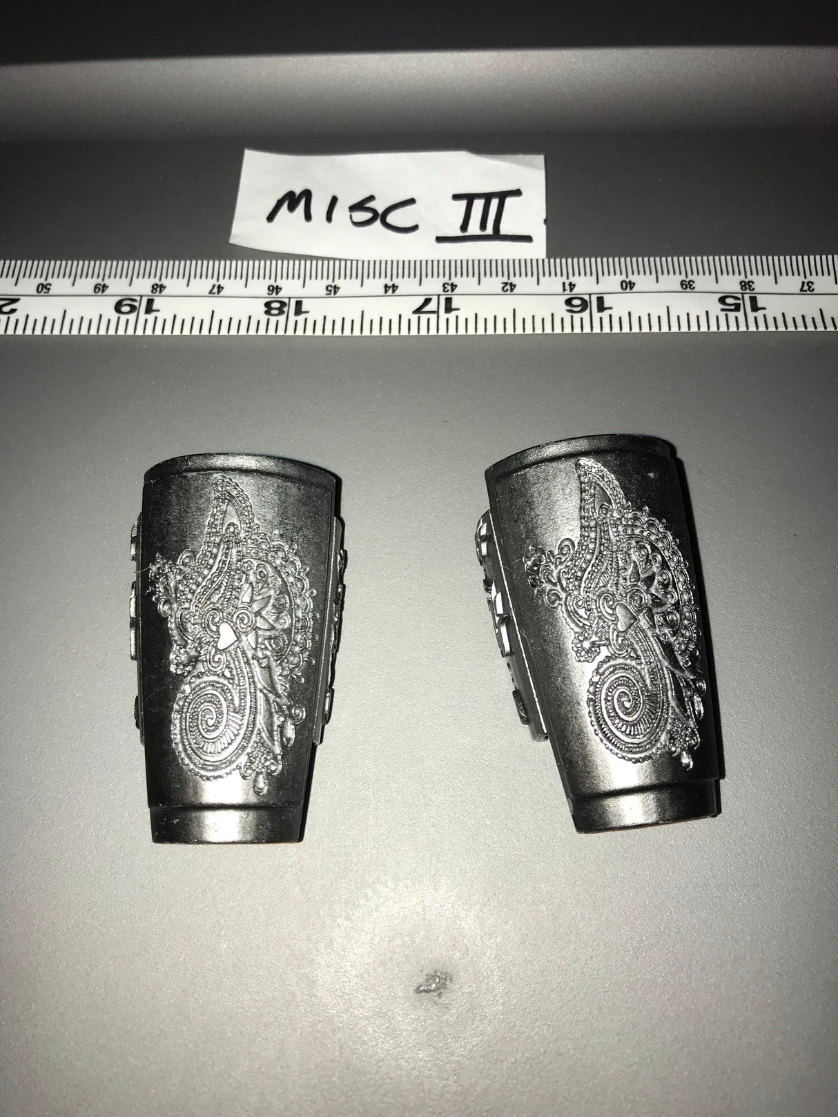 1/6 Scale Ancient Persian Metal Shin Armor - Medieval 112370