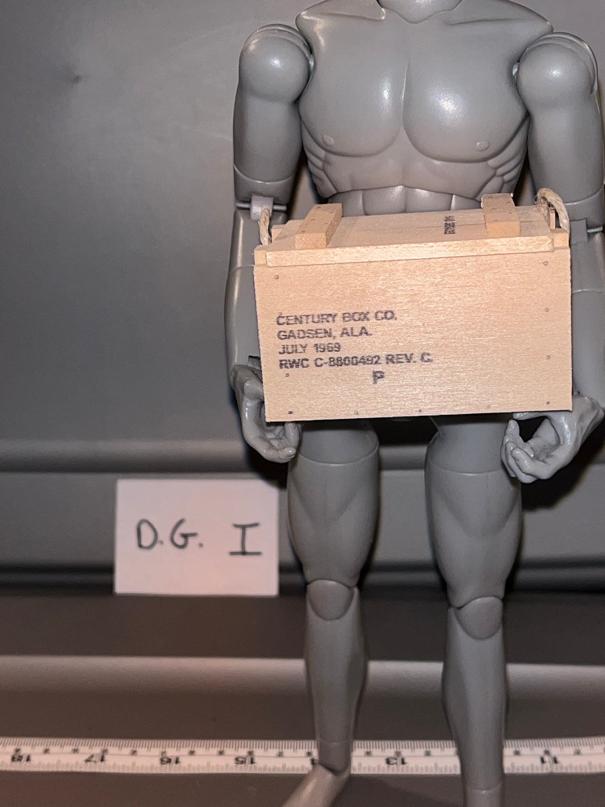 1/6 Scale Vietnam US Grenade Ammunition Crate 108829