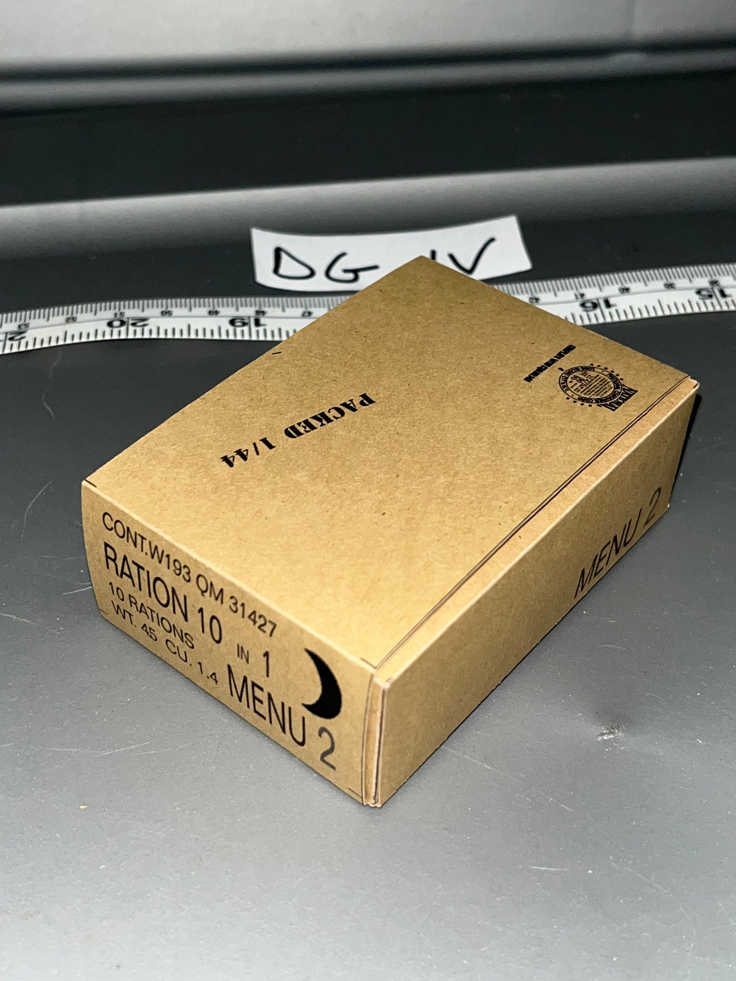 1/6 Scale WWII US 10 in 1 Ration Case #2 107365