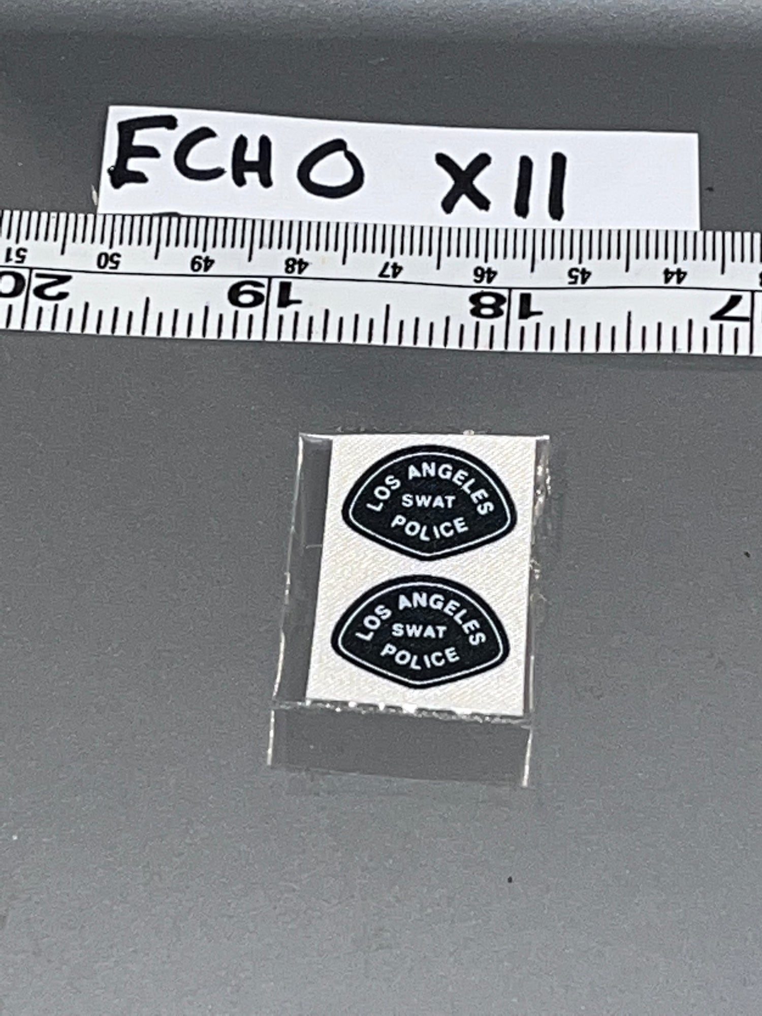 1/6 Scale Modern Era Police Patches Set 105124