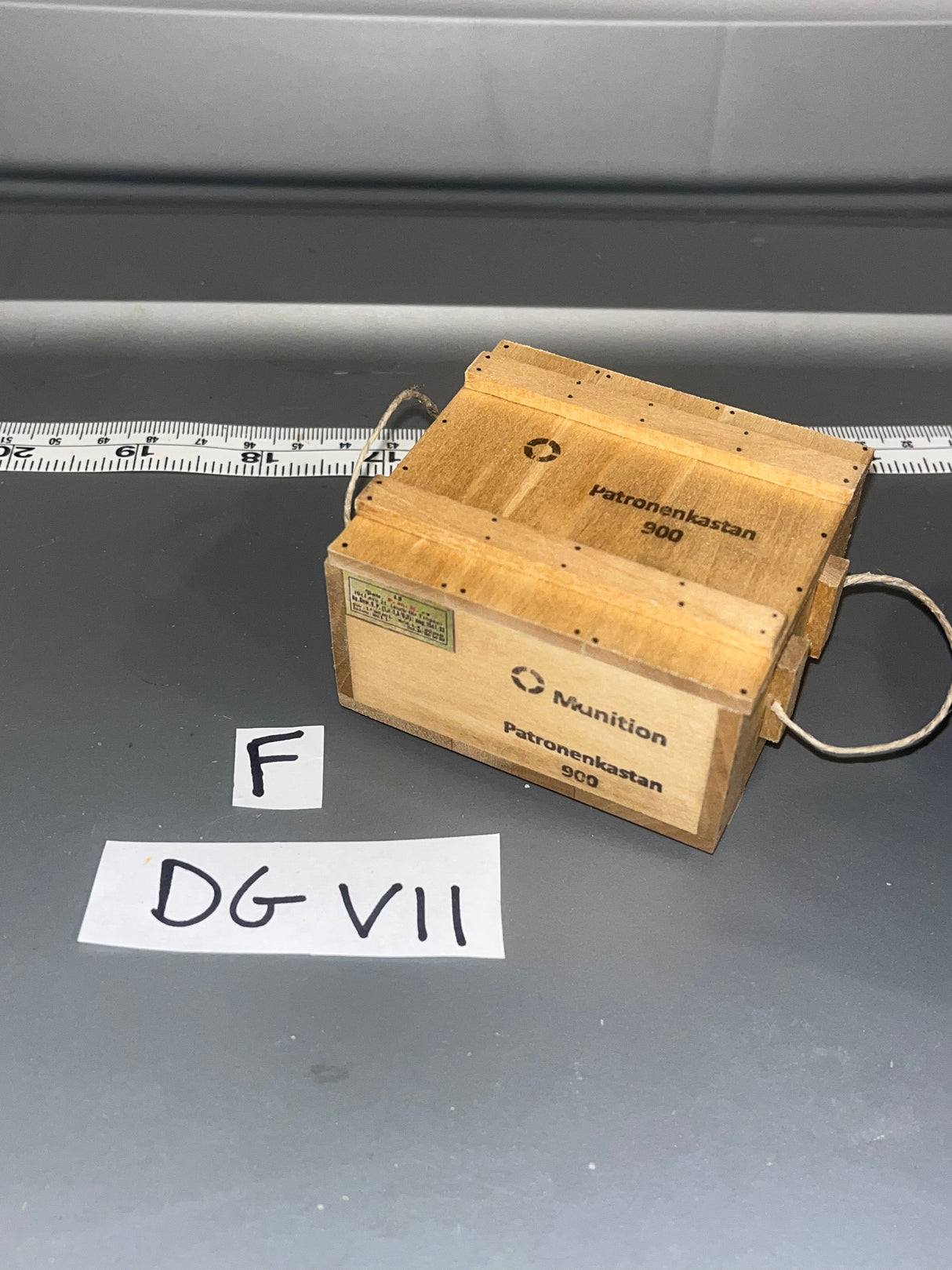 1/6 Scale WWII German Ammunition Crate - Small Arms