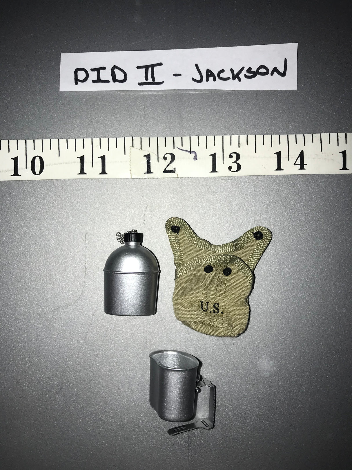 1/6 Scale WWII US Canteen, Cover and Cup 112247
