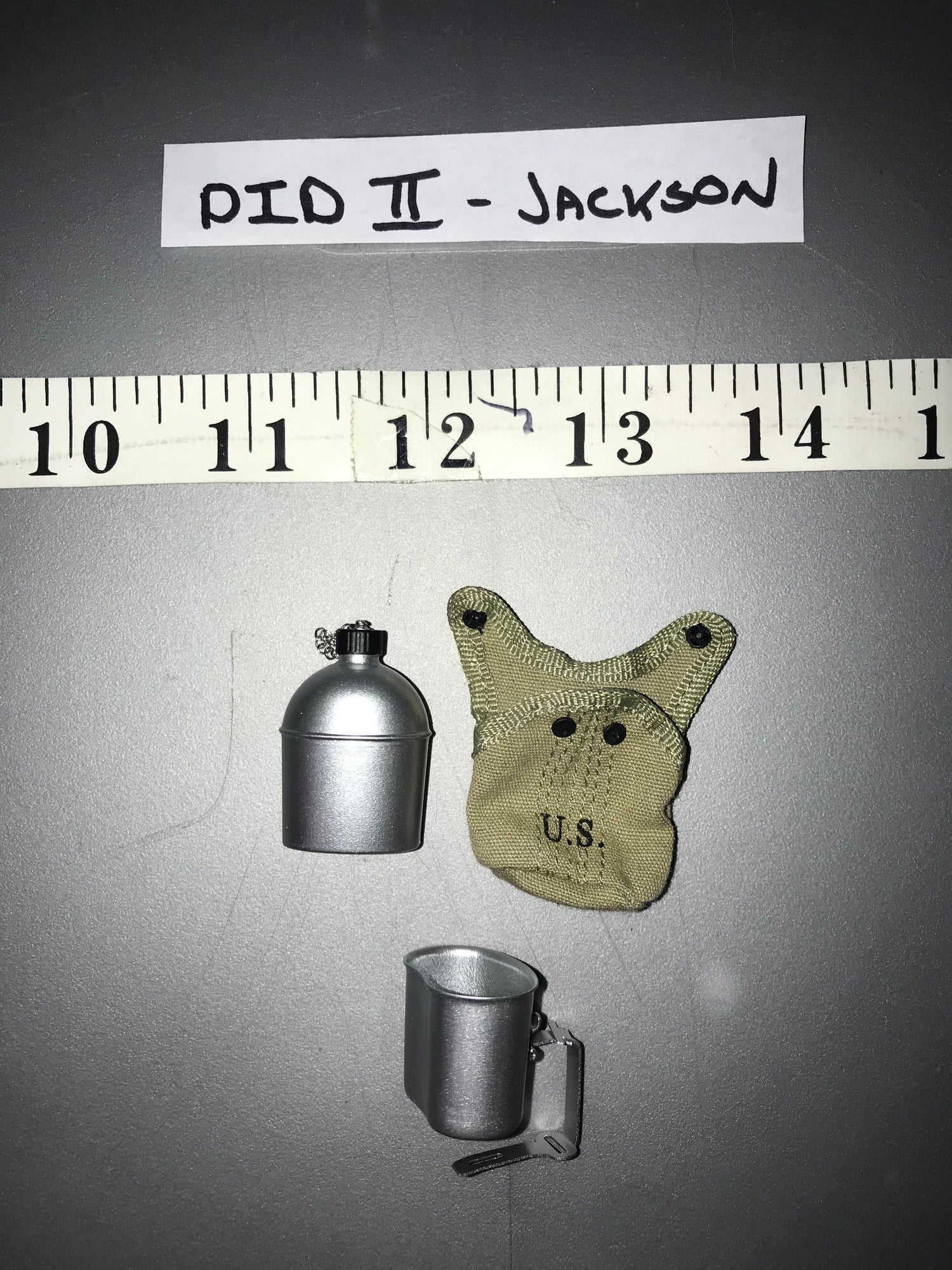 1/6 Scale WWII US Canteen, Cover and Cup 112247