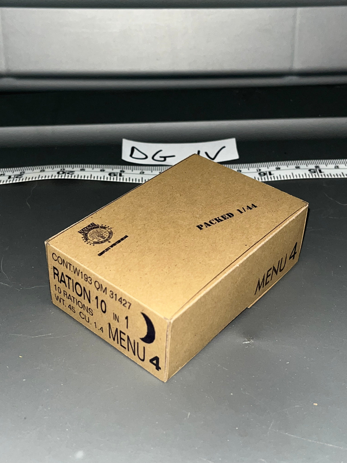 1/6 Scale WWII US 10 in 1 Ration Case #4 107363