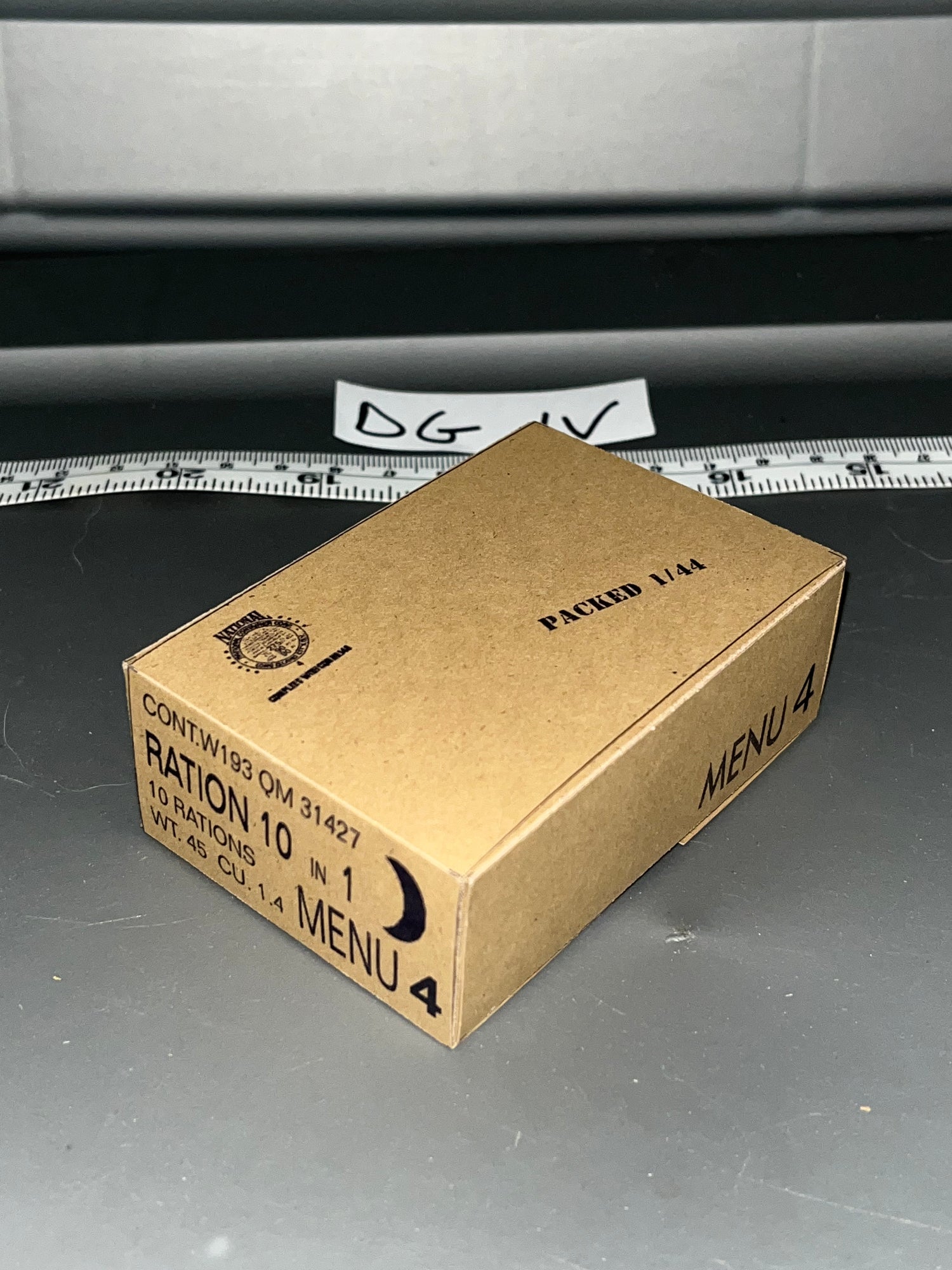 1/6 Scale WWII US 10 in 1 Ration Case #4 107363