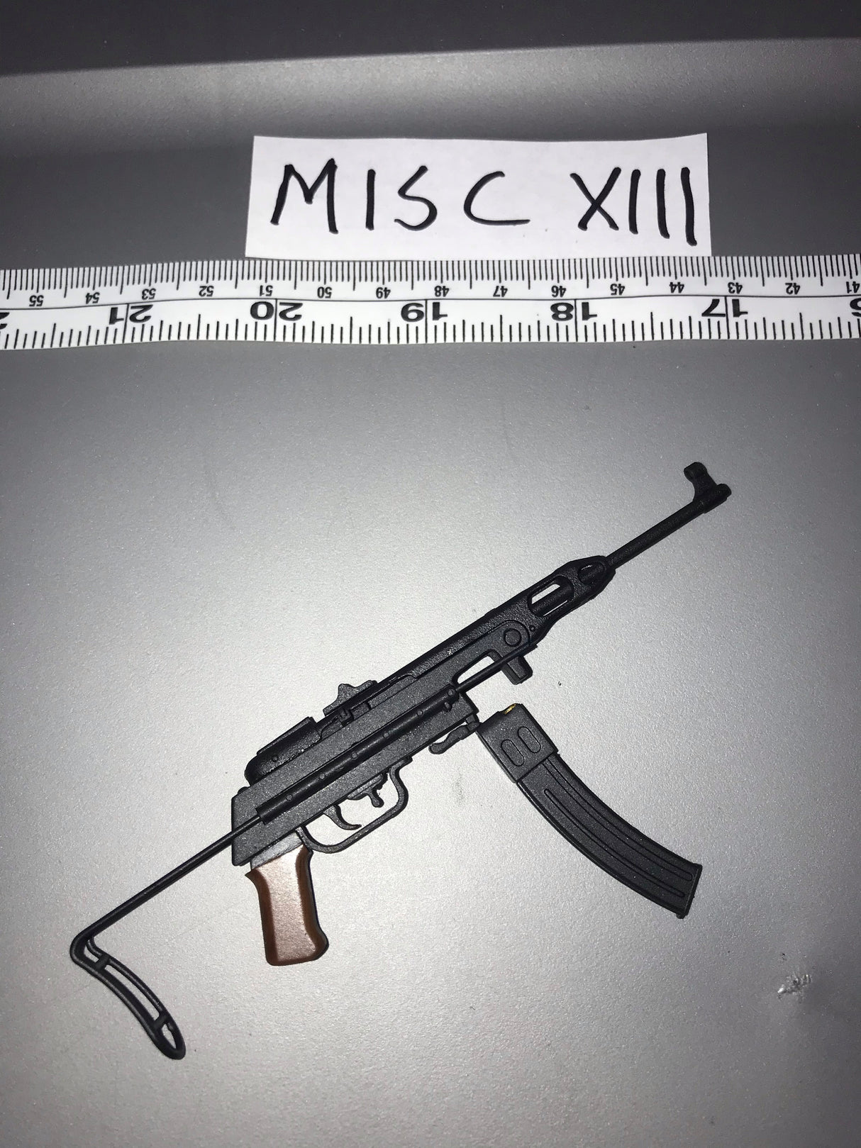 1/6 Scale Vietnam Viet Cong Submachine Gun Metal KM-50 111318