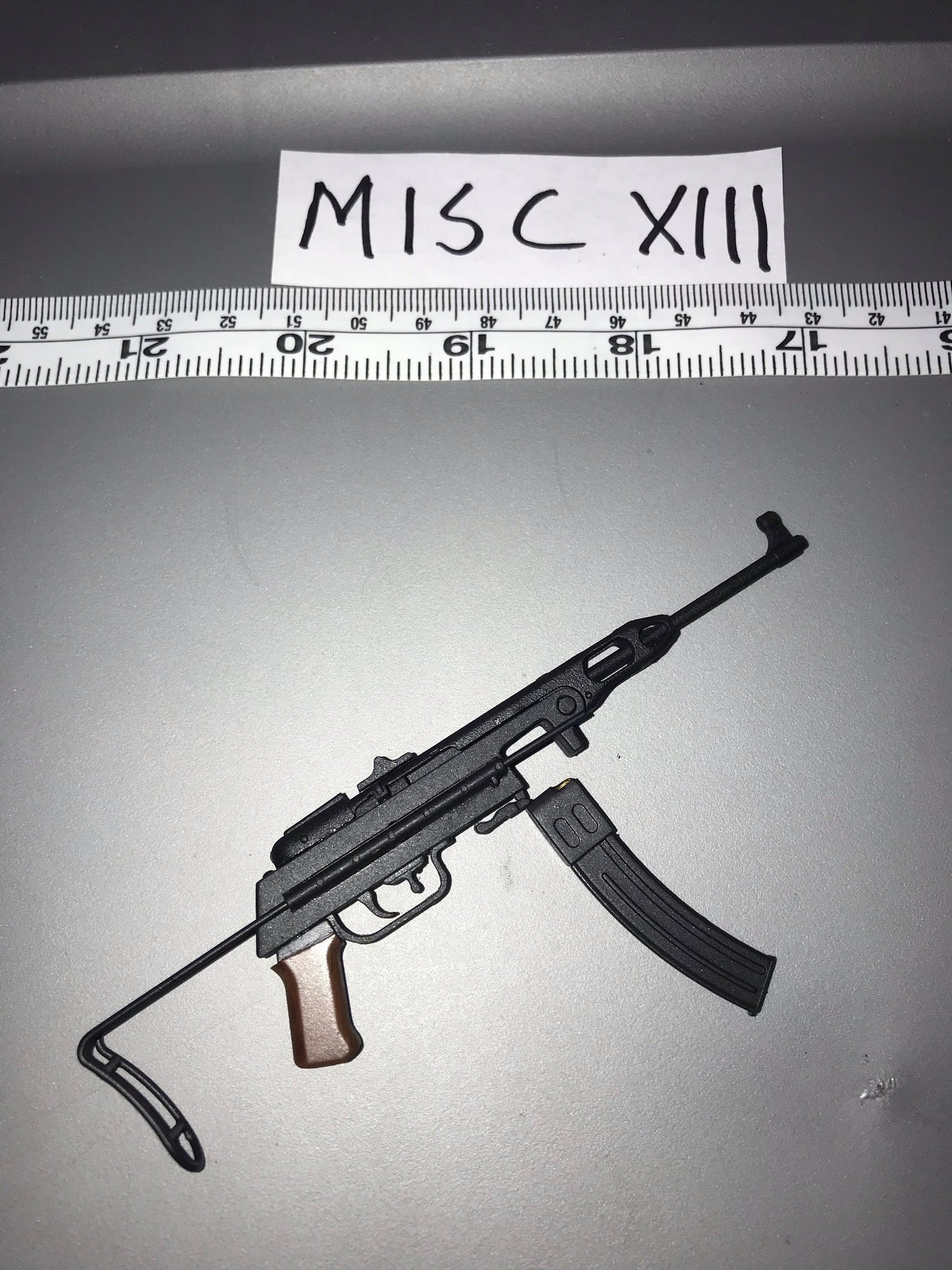1/6 Scale Vietnam Viet Cong Submachine Gun Metal KM-50 111318