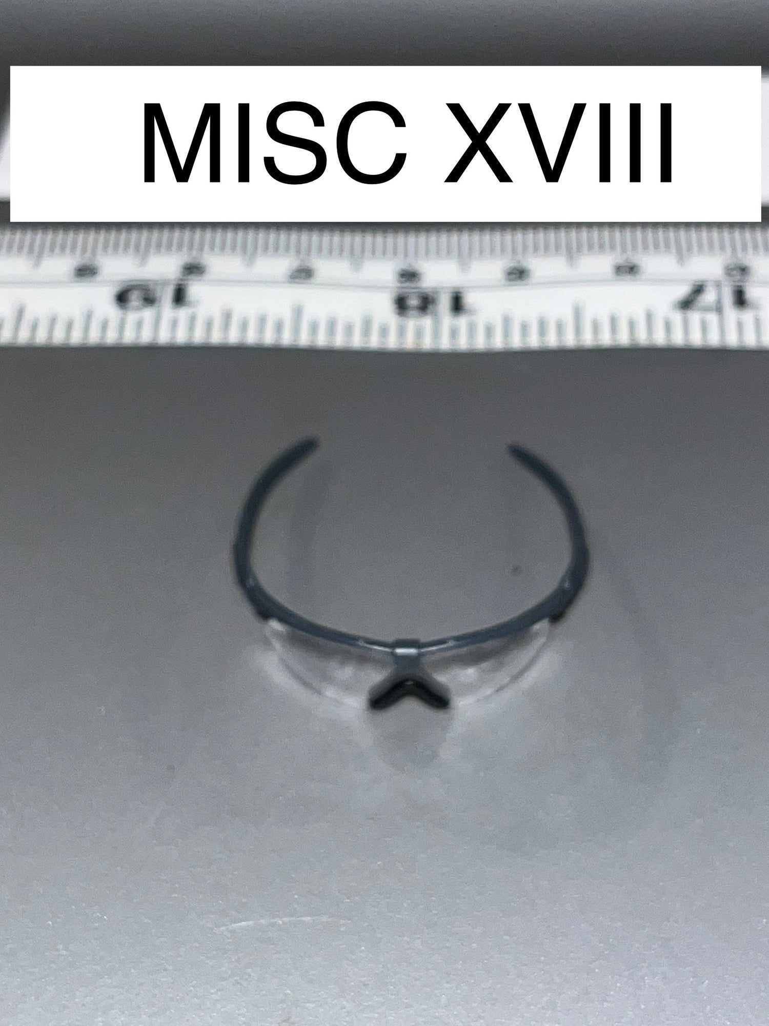 1/6 Scale Modern Era Eye Protection Glasses - Easy Simple 106124