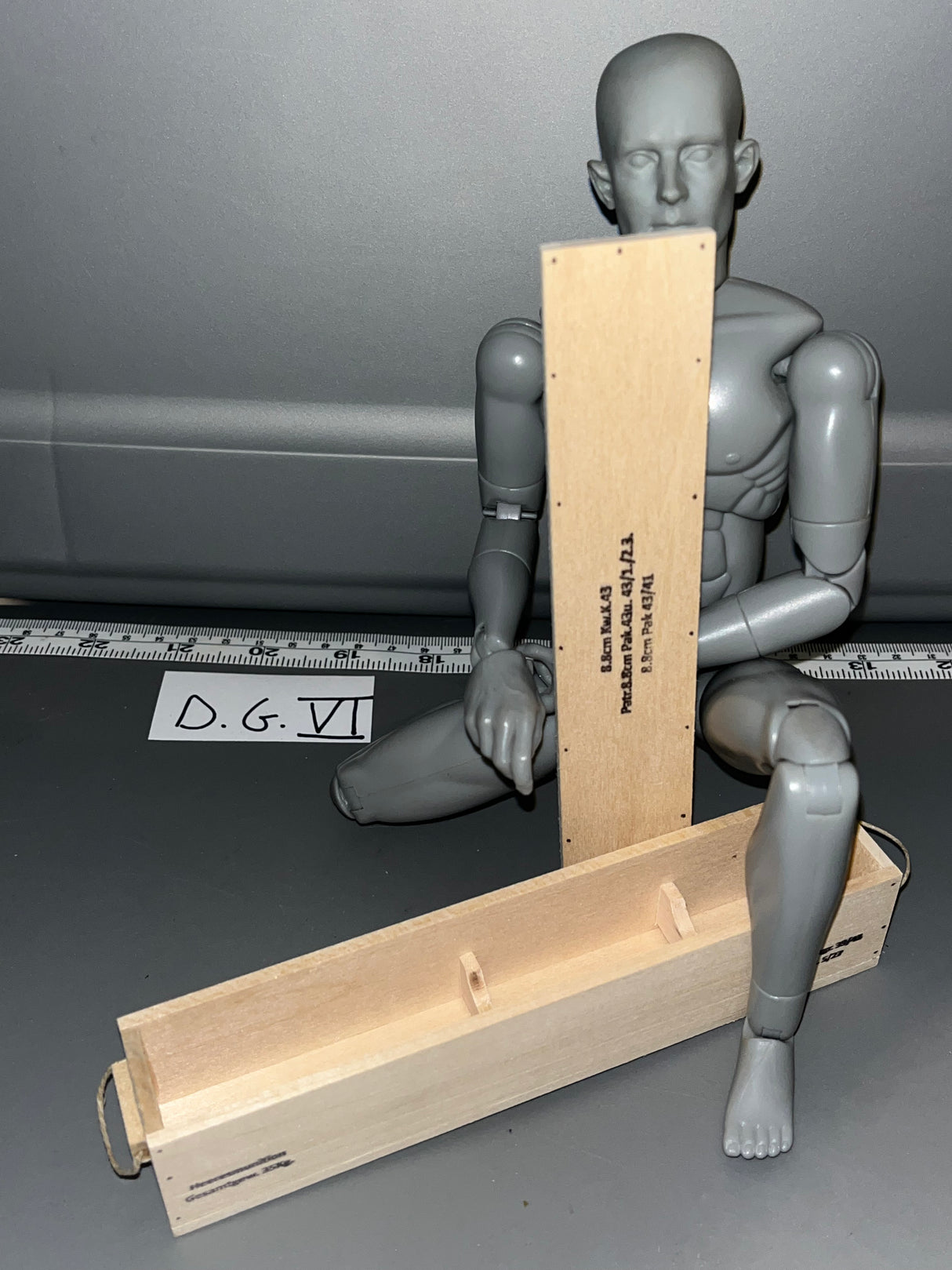 1/6 Scale WWII German 88 mm 8.8 cm Ammunition Crate