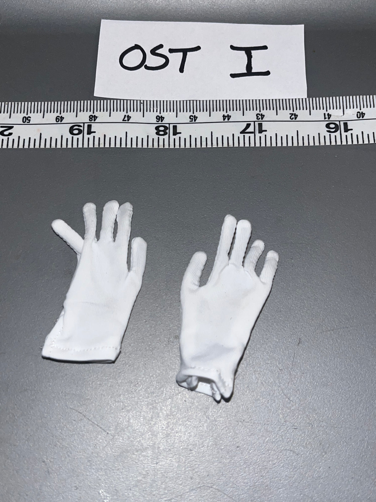 1/6 Scale Napoleonic French White Gloves - Brown Art 106146