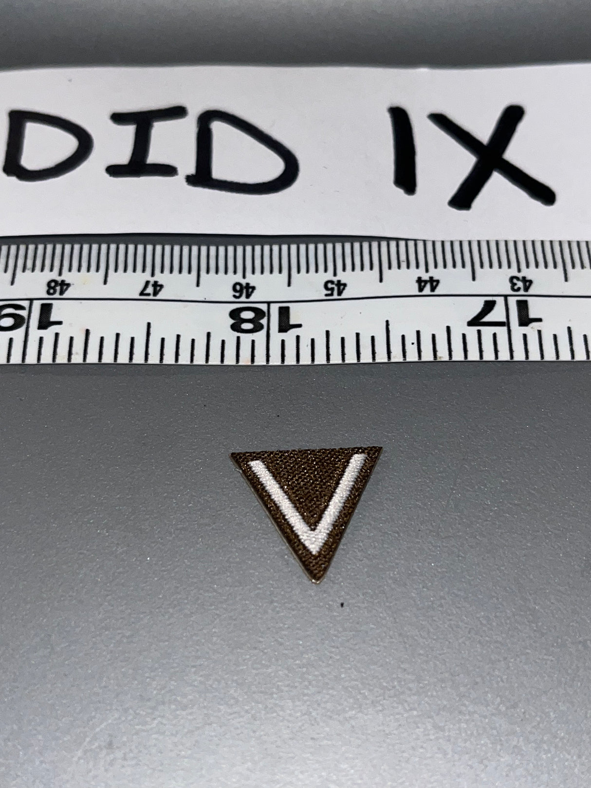 1/6 Scale WWII German Afrika Korps Rank Patch - DID 106099