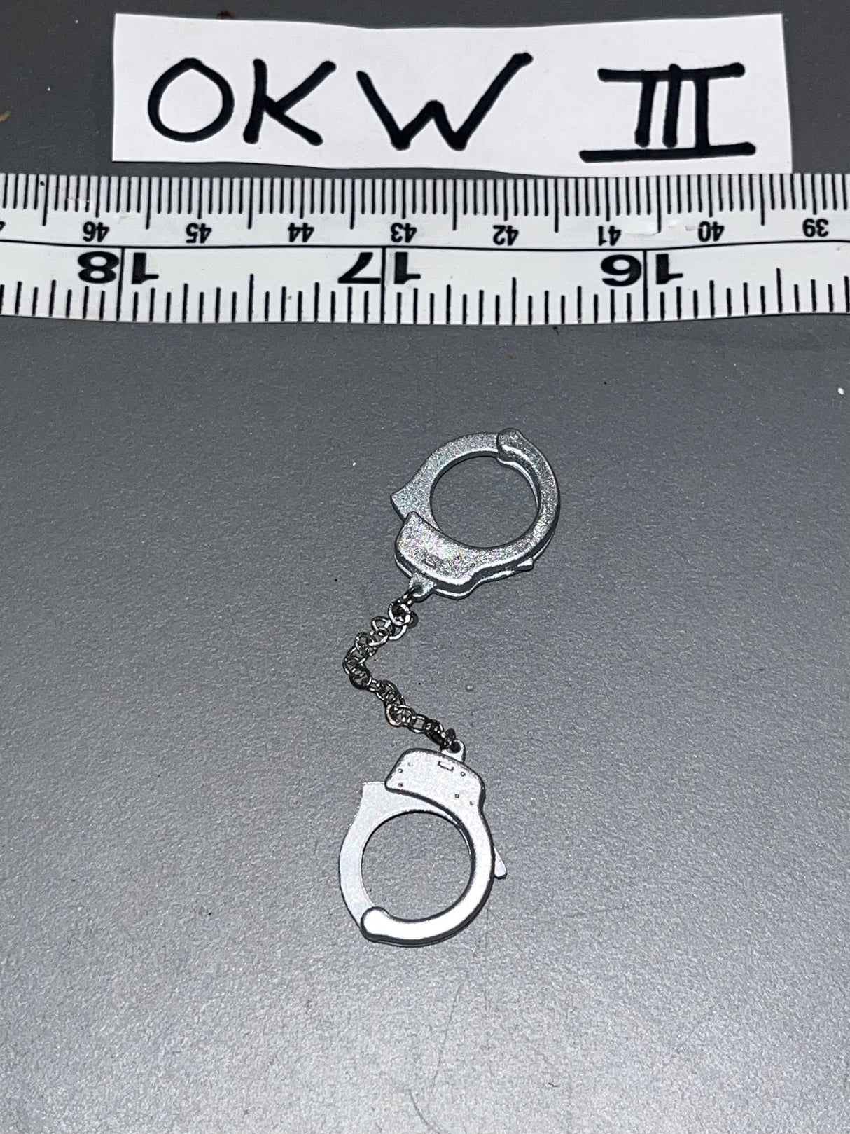 1:6 Scale Modern Era Police Handcuffs - Beverly Hills Cop