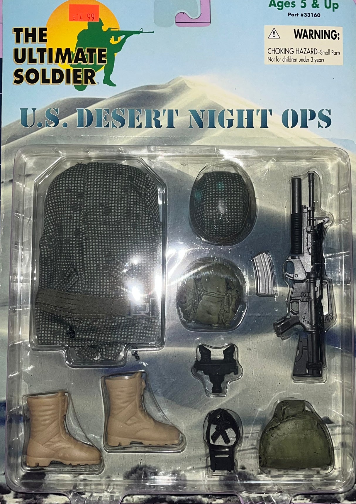 1/6 Scale Ultimate Soldier Modern US Desert Night Ops - NIB Uniform Set