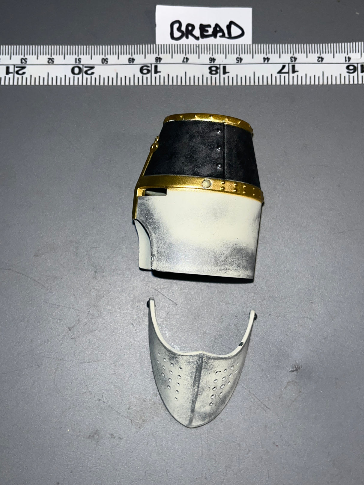 1:6 Scale Medieval Knight Metal Helmet