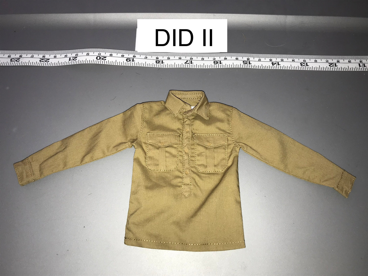 1/6 Scale WWII German Tan Dress Shirt 111541