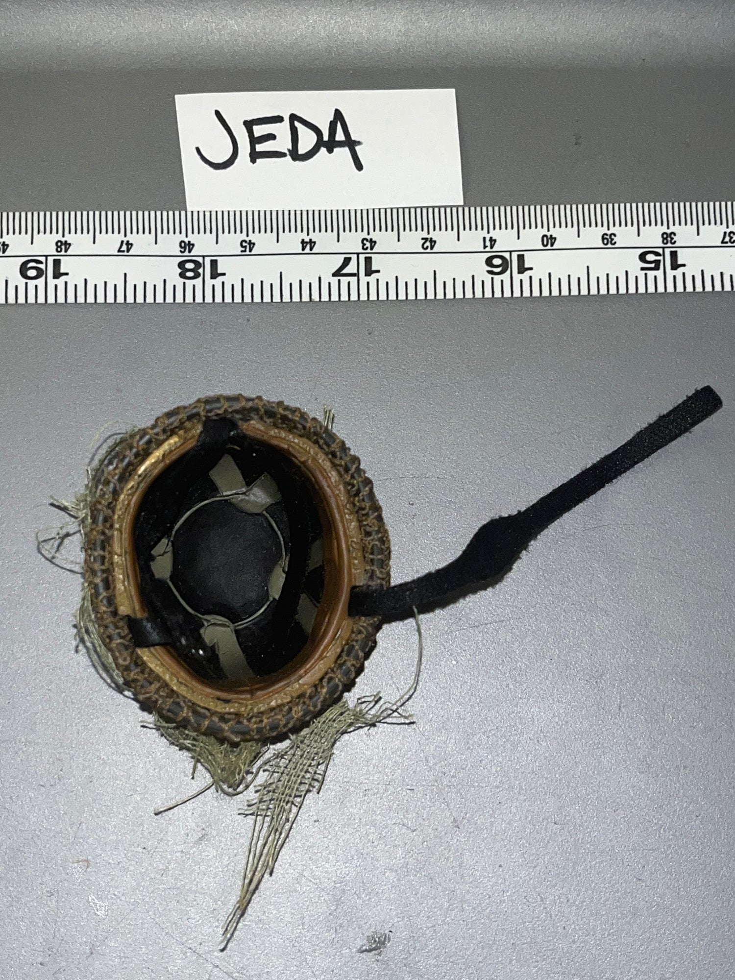 1/6 Scale WWII British Paratrooper Helmet - Metal  106967