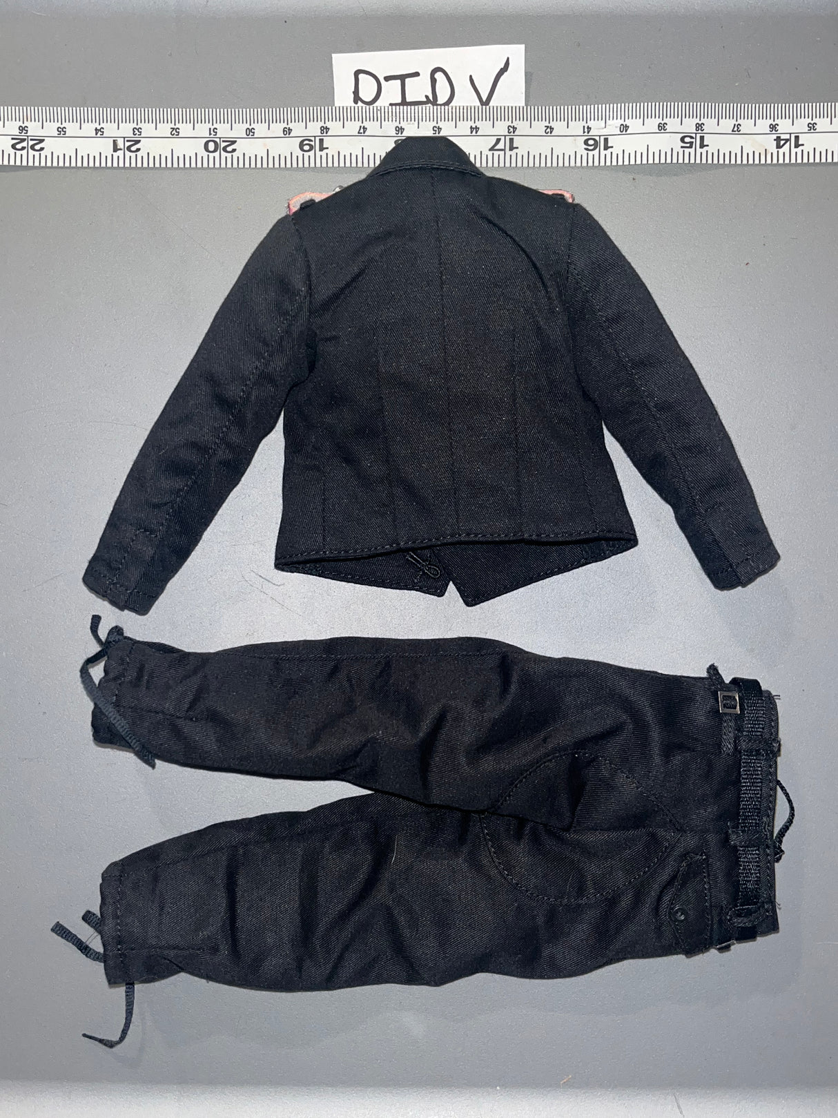 1/6 Scale WWII German Black Tanker Uniform - DID Jager Panzer Commander