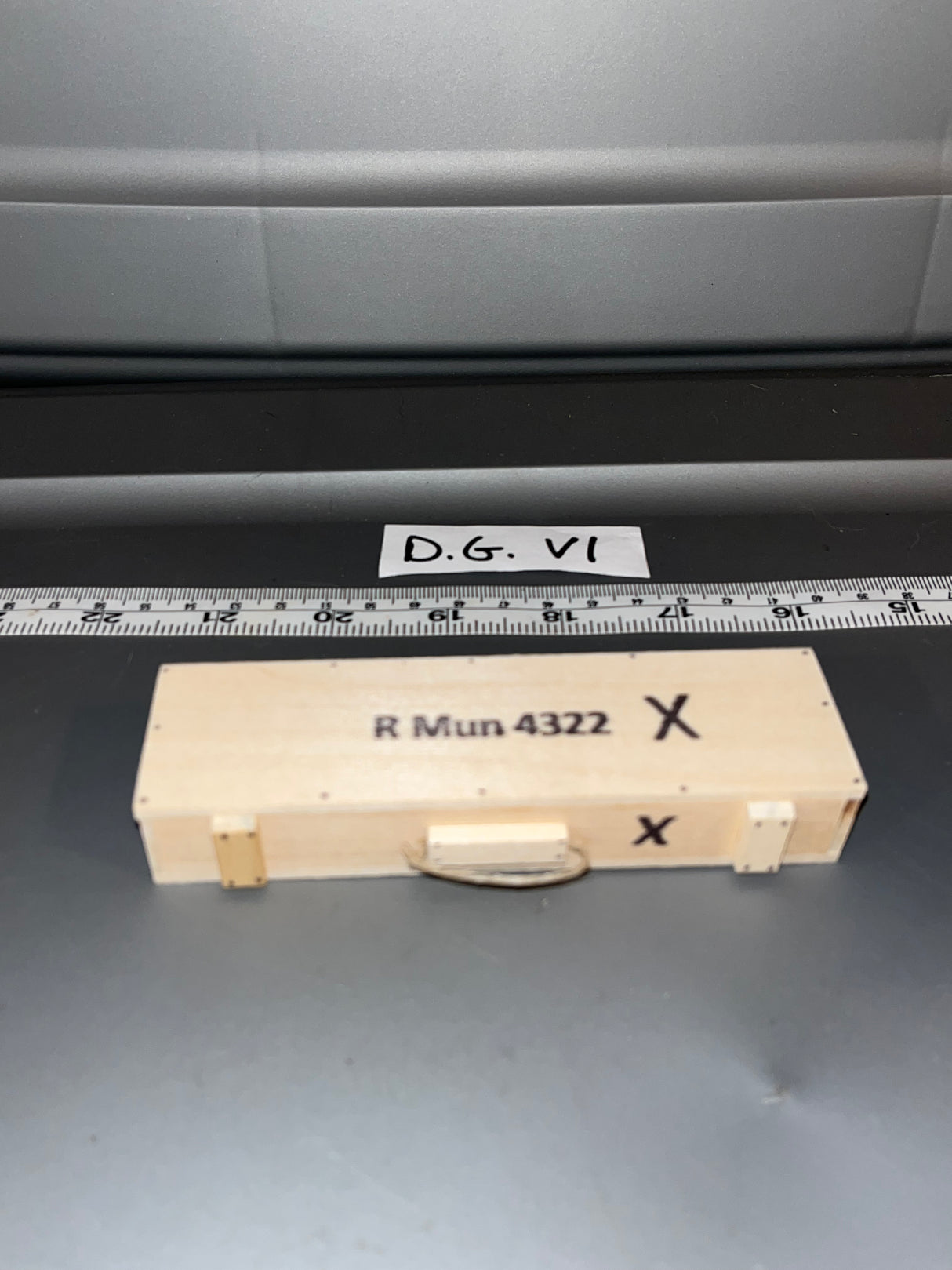 1/6 Scale WWII German Panzershrek Ammunition Crate 103872