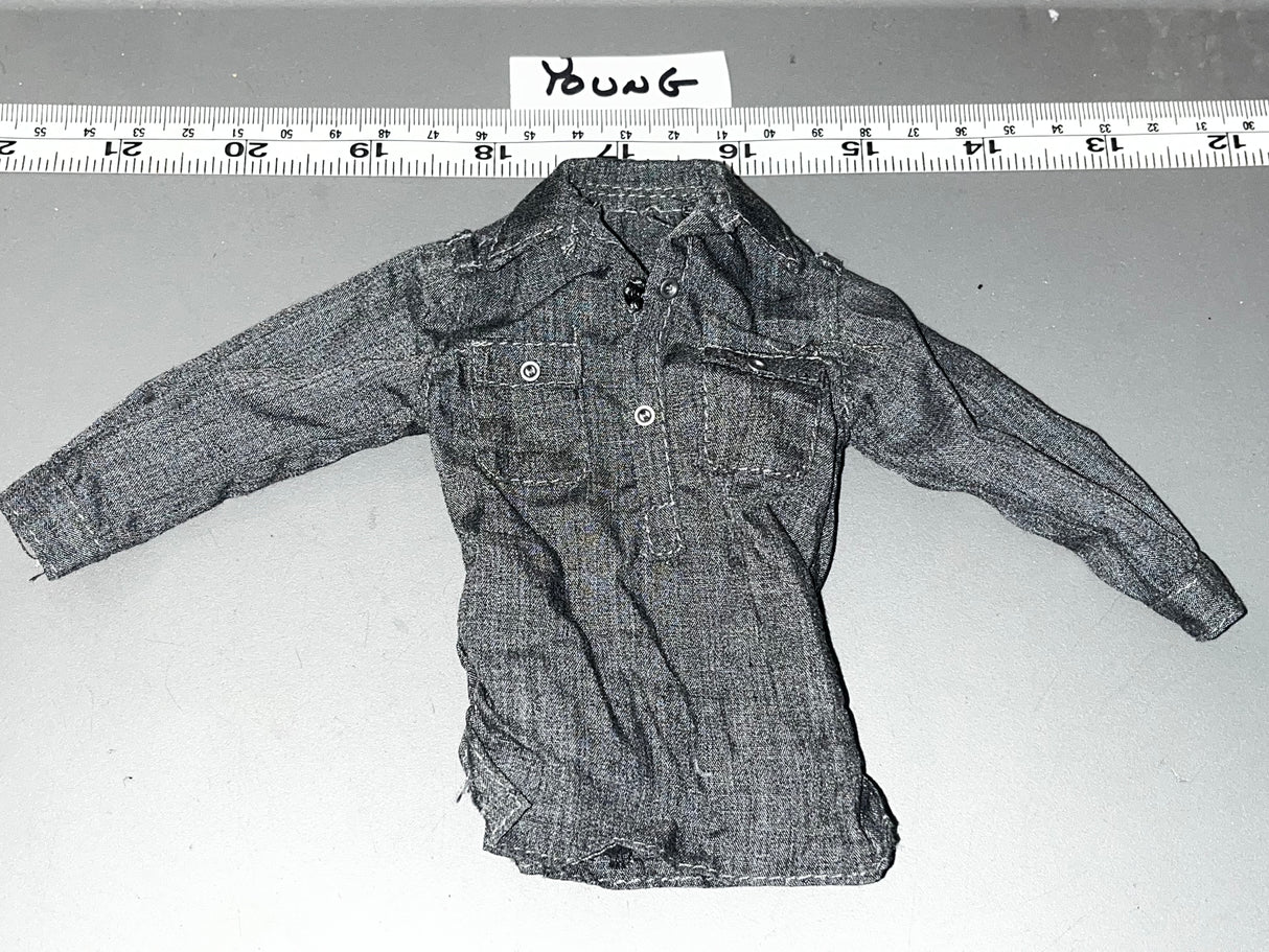 1/6 Scale WWII German Grey Work Shirt 108209